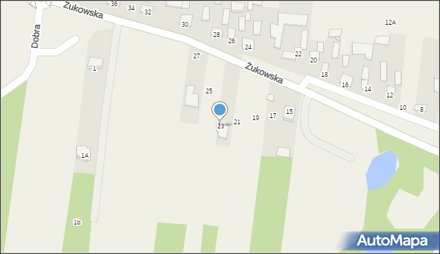 Świnice, Żukowska, 23, mapa Świnice