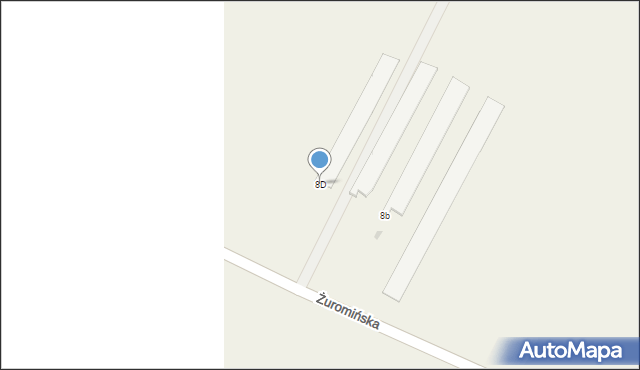 Szreńsk, Żuromińska, 8D, mapa Szreńsk