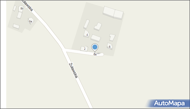 Szymankowo, Żuławska, 6a, mapa Szymankowo