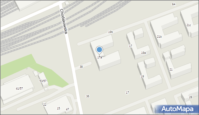 Warszawa, Żupnicza, 17a, mapa Warszawy