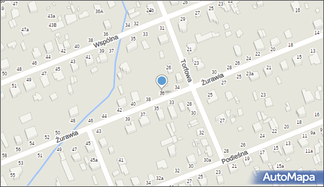 Zduńska Wola, Żurawia, 36, mapa Zduńska Wola
