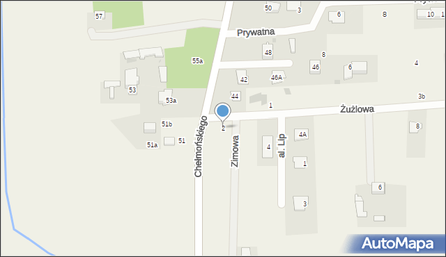 Żelechów, Żużlowa, 2, mapa Żelechów