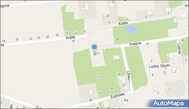 Żelechów, Żużlowa, 35, mapa Żelechów