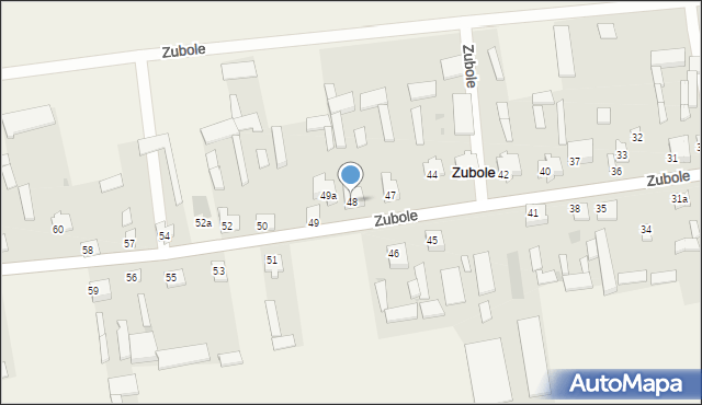 Zubole, Zubole, 48, mapa Zubole