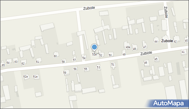 Zubole, Zubole, 52a, mapa Zubole