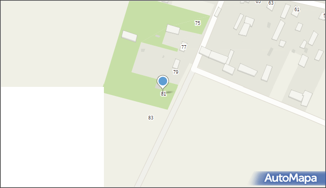 Zubowo, Zubowo, 81, mapa Zubowo