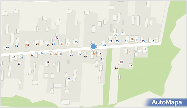 Zubry, Zubry, 18, mapa Zubry