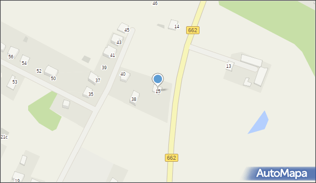 Żubryn, Żubryn, 15, mapa Żubryn