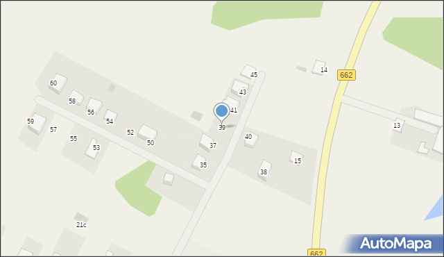 Żubryn, Żubryn, 39, mapa Żubryn
