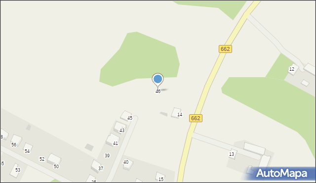 Żubryn, Żubryn, 46, mapa Żubryn