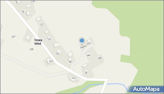 Zubrzyk, Zubrzyk, 142, mapa Zubrzyk