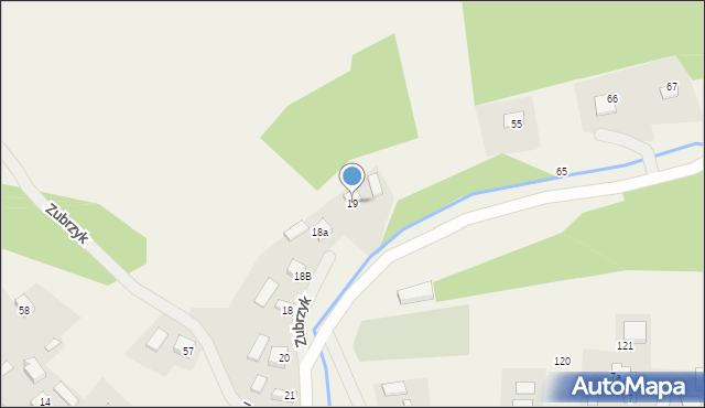 Zubrzyk, Zubrzyk, 19, mapa Zubrzyk