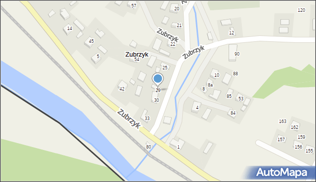 Zubrzyk, Zubrzyk, 29, mapa Zubrzyk
