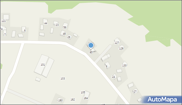 Zubrzyk, Zubrzyk, 40, mapa Zubrzyk