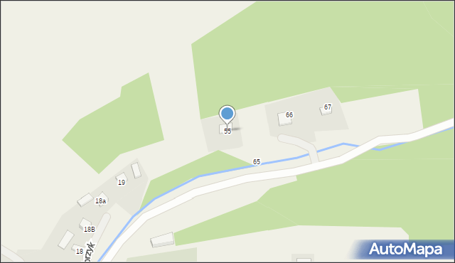 Zubrzyk, Zubrzyk, 55, mapa Zubrzyk