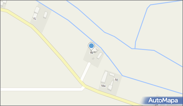 Żuchlów, Żuchlów, 59, mapa Żuchlów