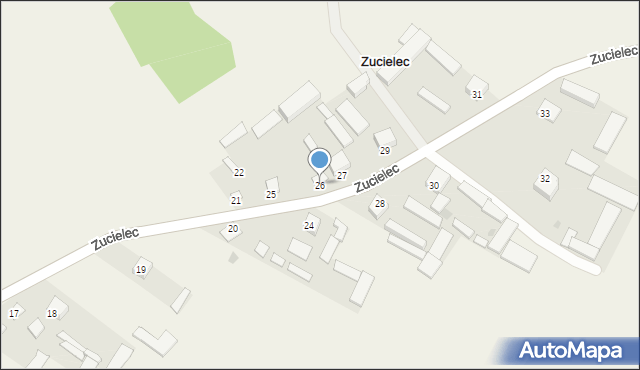 Zucielec, Zucielec, 26, mapa Zucielec