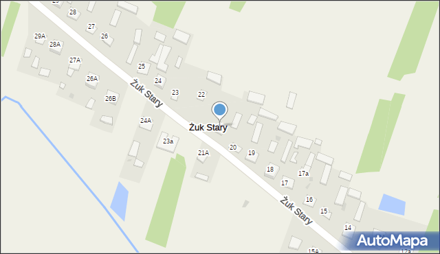 Żuk Stary, Żuk Stary, 21, mapa Żuk Stary