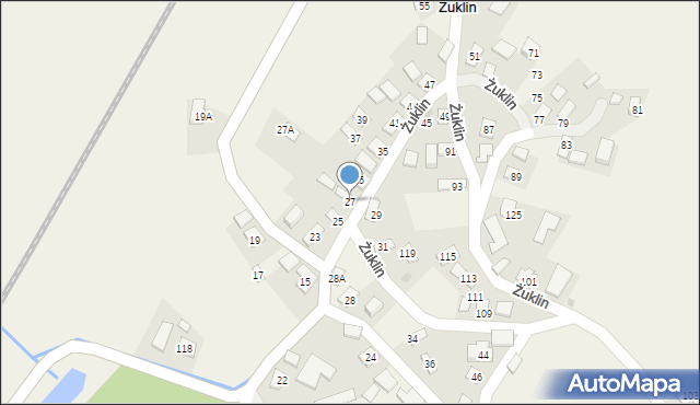 Żuklin, Żuklin, 27, mapa Żuklin