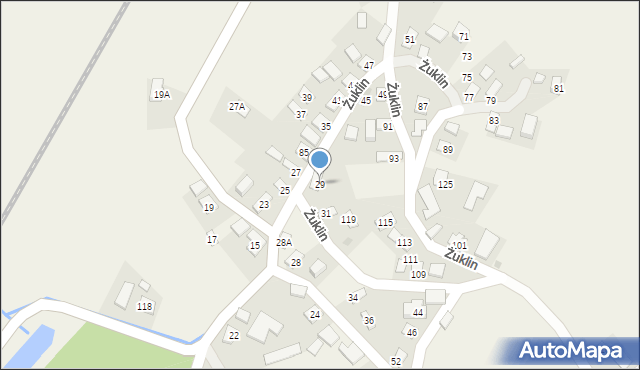 Żuklin, Żuklin, 29, mapa Żuklin