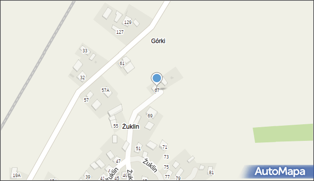 Żuklin, Żuklin, 67, mapa Żuklin