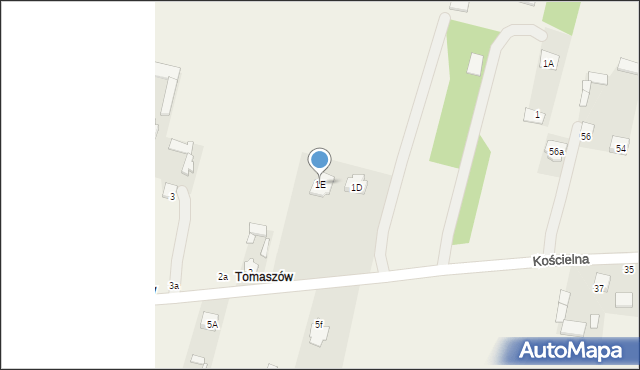 Żuków, Żuków, 1E, mapa Żuków