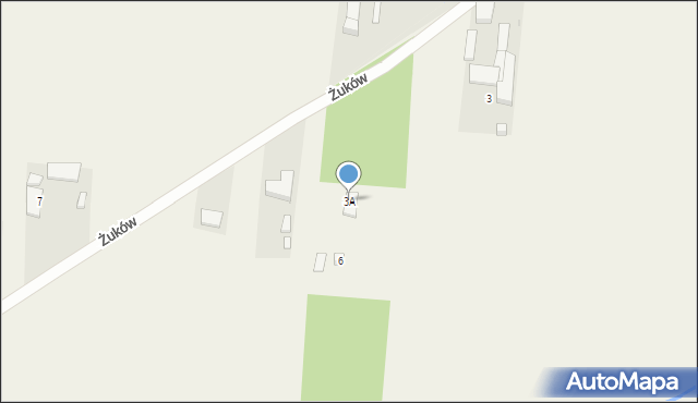Żuków, Żuków, 3A, mapa Żuków