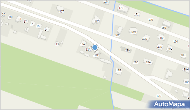 Żuków, Żuków, 12B, mapa Żuków