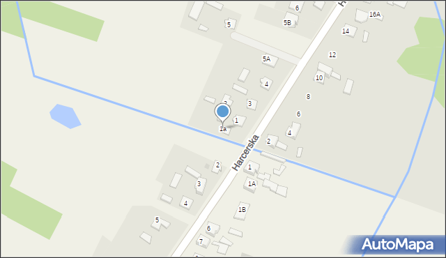 Żuków, Żuków, 1a, mapa Żuków