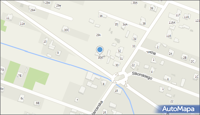 Żuków, Żuków, 30A, mapa Żuków
