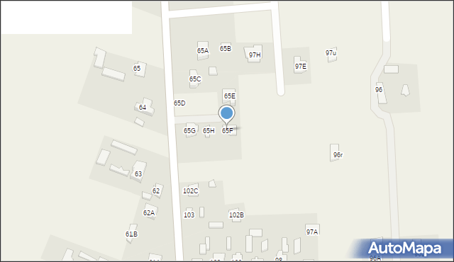 Żuków, Żuków, 65F, mapa Żuków