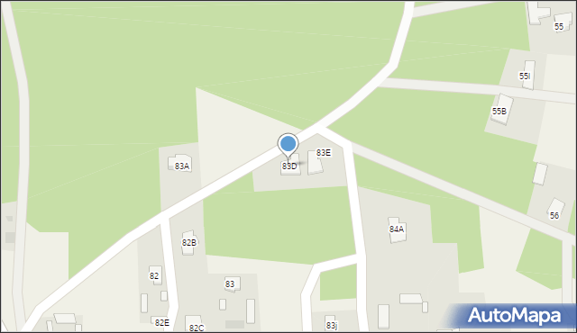 Żuków, Żuków, 83D, mapa Żuków