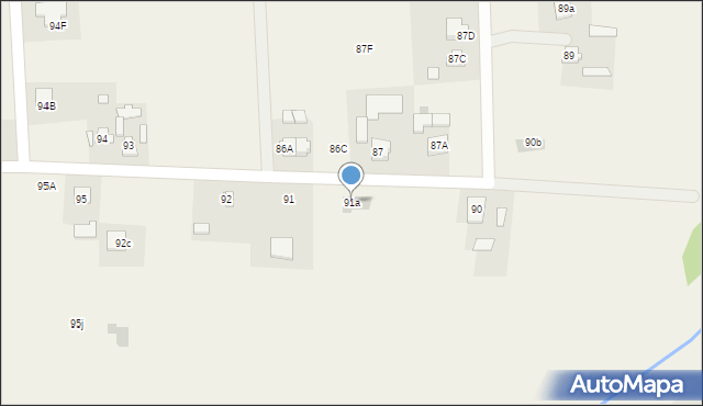 Żuków, Żuków, 91a, mapa Żuków