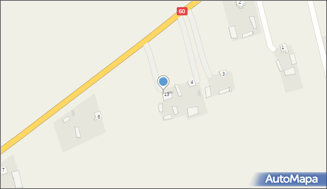 Żukowo-Wawrzonki, Żukowo-Wawrzonki, 13a, mapa Żukowo-Wawrzonki