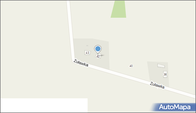 Żuławka, Żuławka, 42, mapa Żuławka