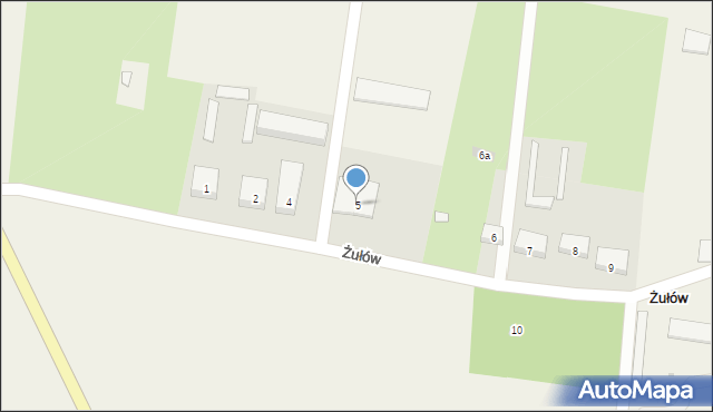 Żułów, Żułów, 5, mapa Żułów