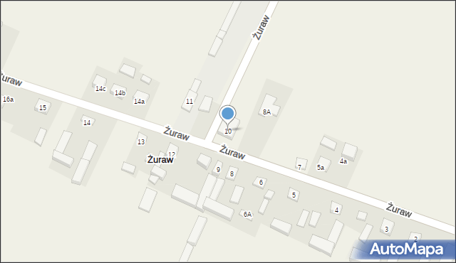 Żuraw, Żuraw, 10, mapa Żuraw