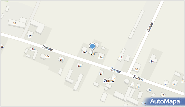 Żuraw, Żuraw, 14b, mapa Żuraw