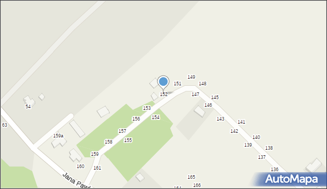 Żurawia, Żurawia, 152, mapa Żurawia