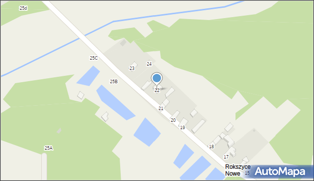 Żurawia, Żurawia, 22, mapa Żurawia