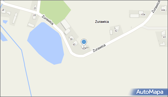 Żurawica, Żurawica, 42A, mapa Żurawica