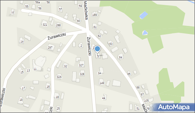 Żurawiczki, Żurawiczki, 3, mapa Żurawiczki