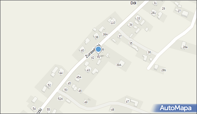 Żurawiczki, Żurawiczki, 41, mapa Żurawiczki