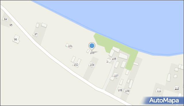 Żurawie, Żurawie, 103, mapa Żurawie