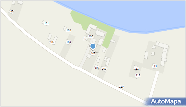 Żurawie, Żurawie, 107, mapa Żurawie