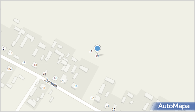 Żurawie, Żurawie, 19, mapa Żurawie