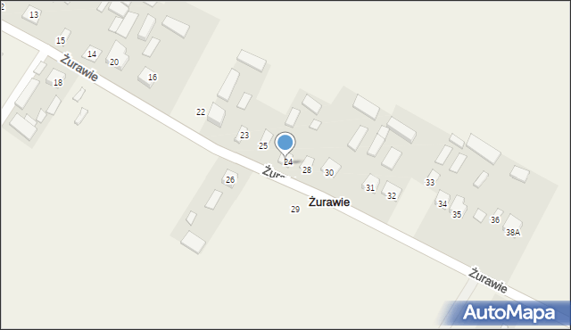 Żurawie, Żurawie, 27, mapa Żurawie
