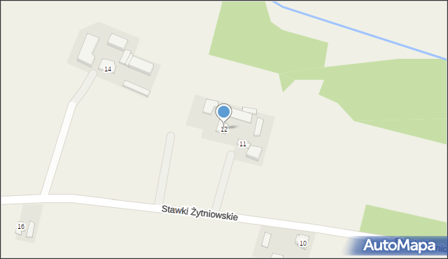 Żurawie, Żurawie, 12, mapa Żurawie