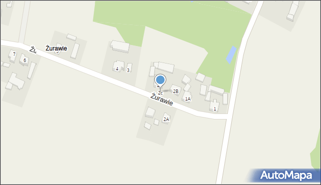 Żurawie, Żurawie, 2c, mapa Żurawie