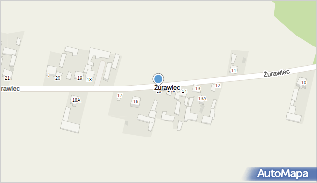 Żurawiec, Żurawiec, 15, mapa Żurawiec